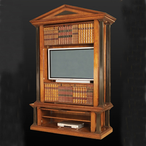 REH Kennedy TV Bookcase 5023 open